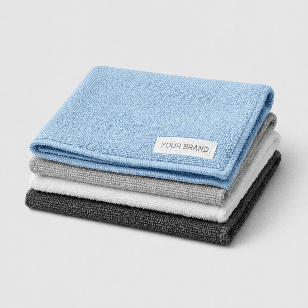 Multipurpose Microfiber Cleaning Cloths private-label product concept