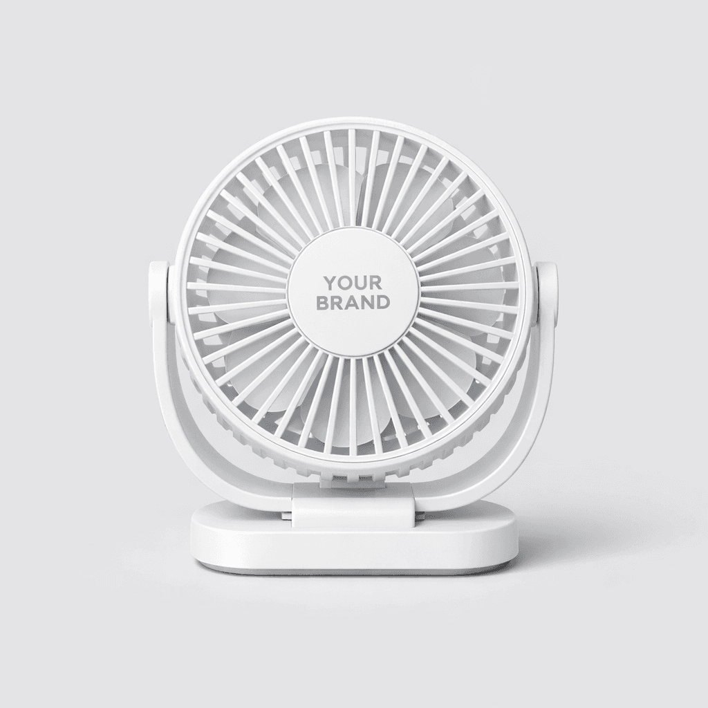 Portable USB Rechargeable Fan private-label product concept