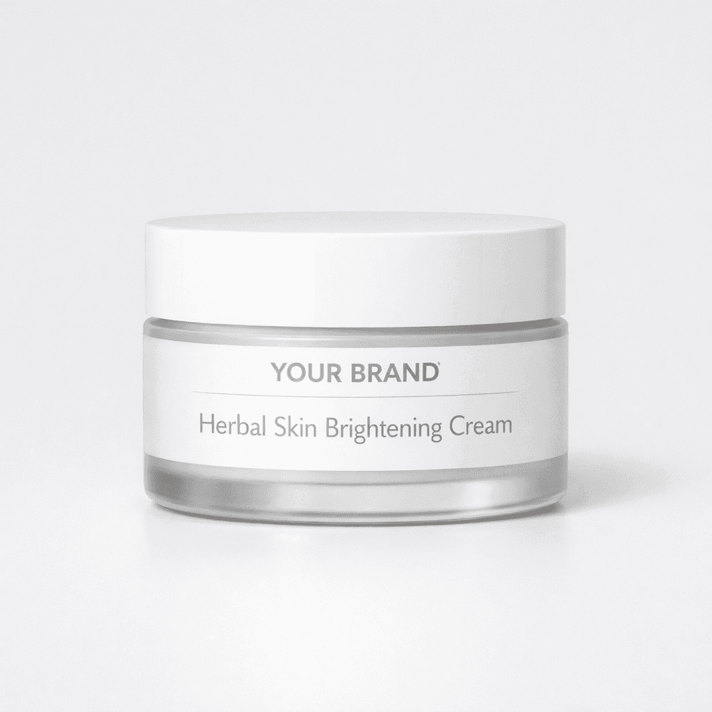 Herbal Skin Brightening Cream private-label product concept