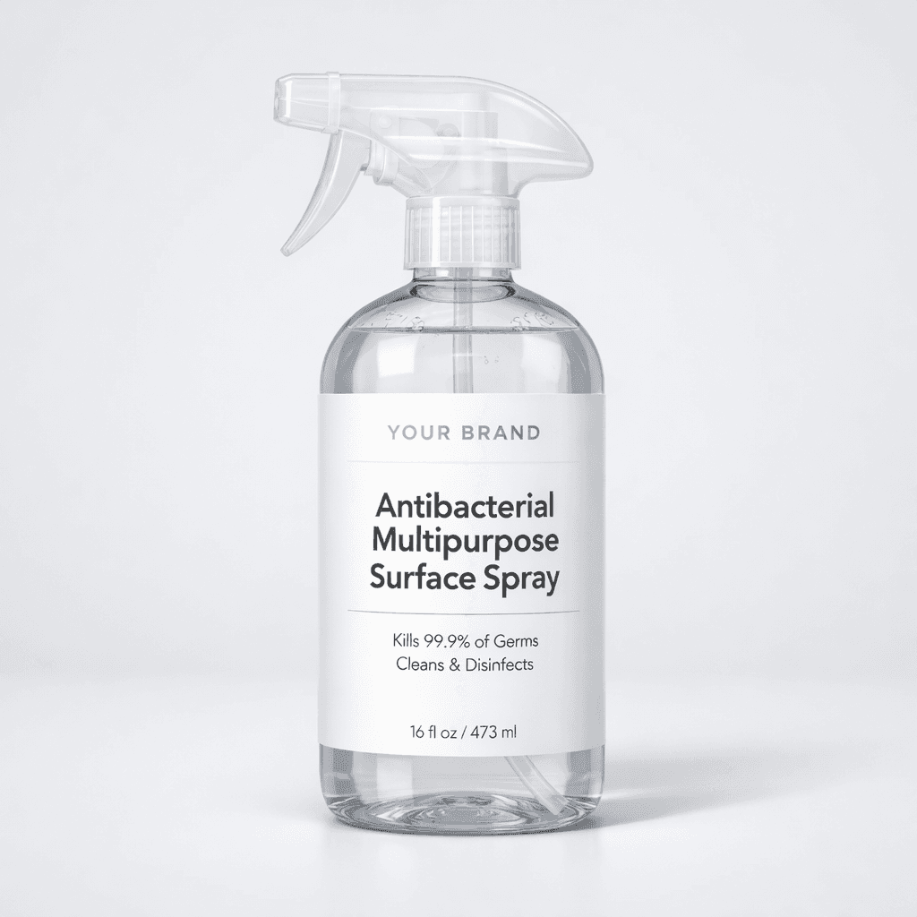 Antibacterial Multipurpose Surface Spray private-label product concept