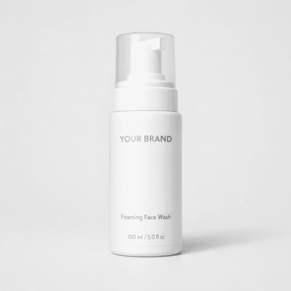 Foaming Face Wash private-label product concept