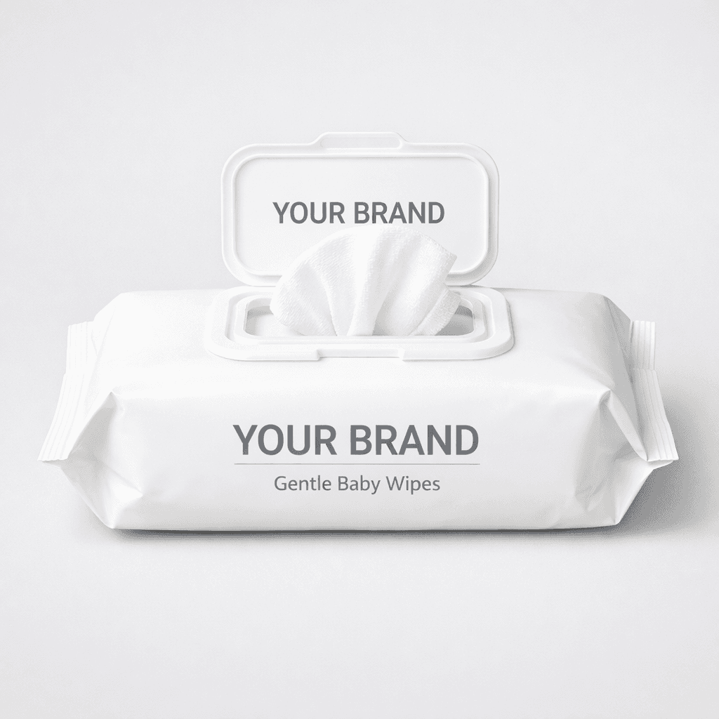 Gentle Baby Wipes private-label product concept
