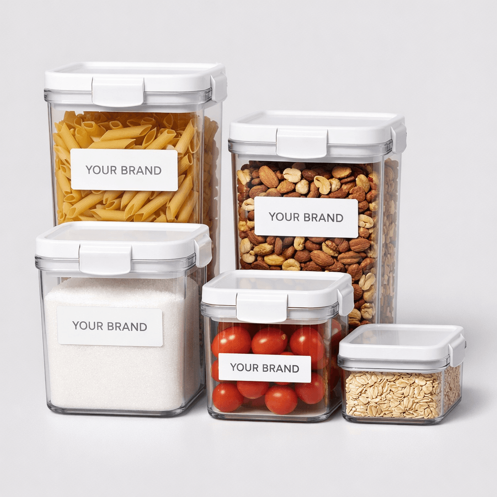 Airtight Food Storage Containers Set private-label product concept