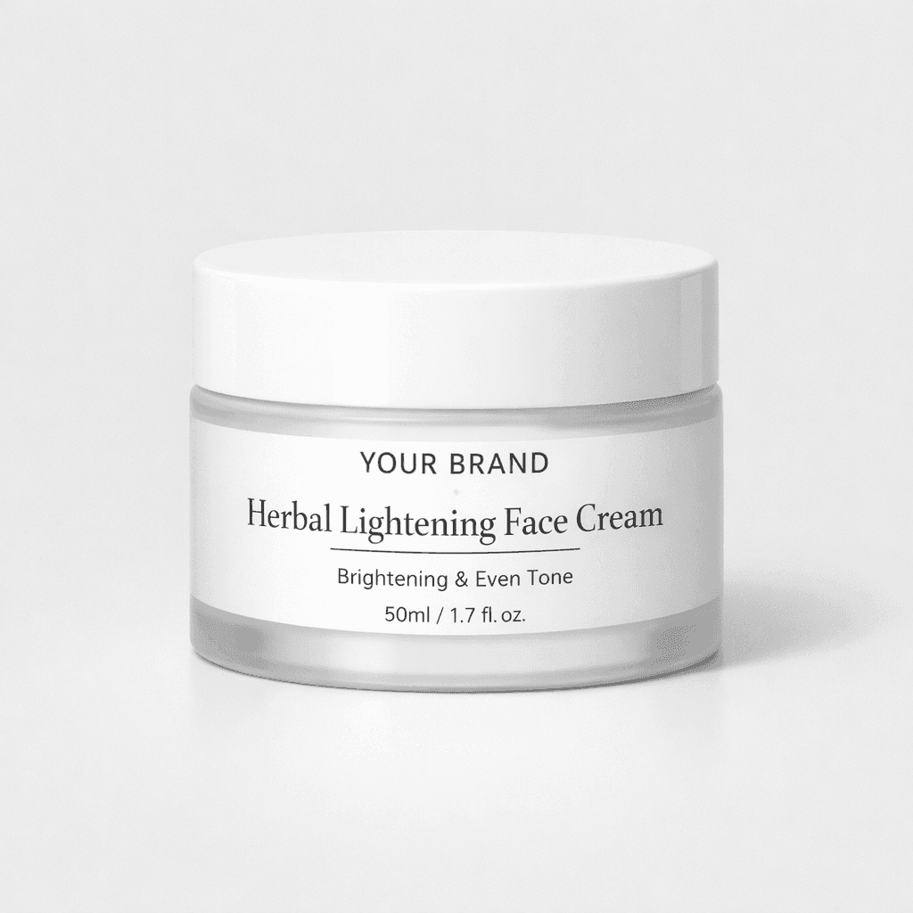 Herbal Lightening Face Cream private-label product concept