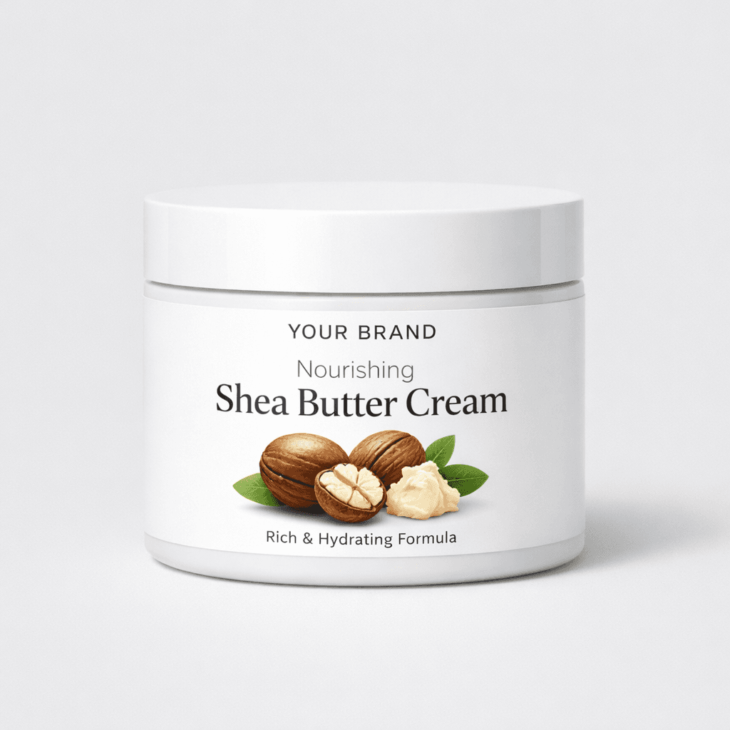 Nourishing Shea Butter Cream private-label product concept