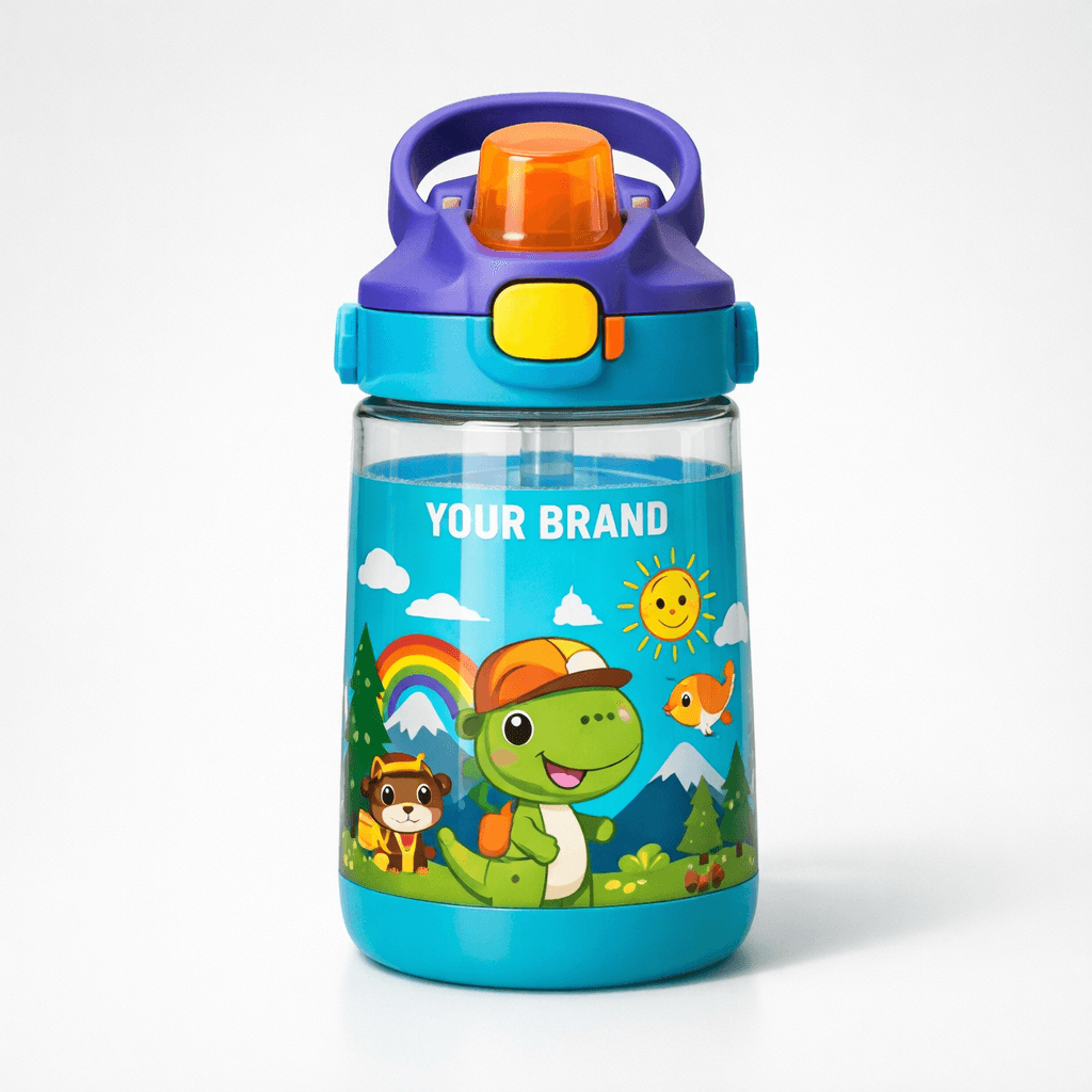 Kids' BPA-Free Water Bottle private-label product concept