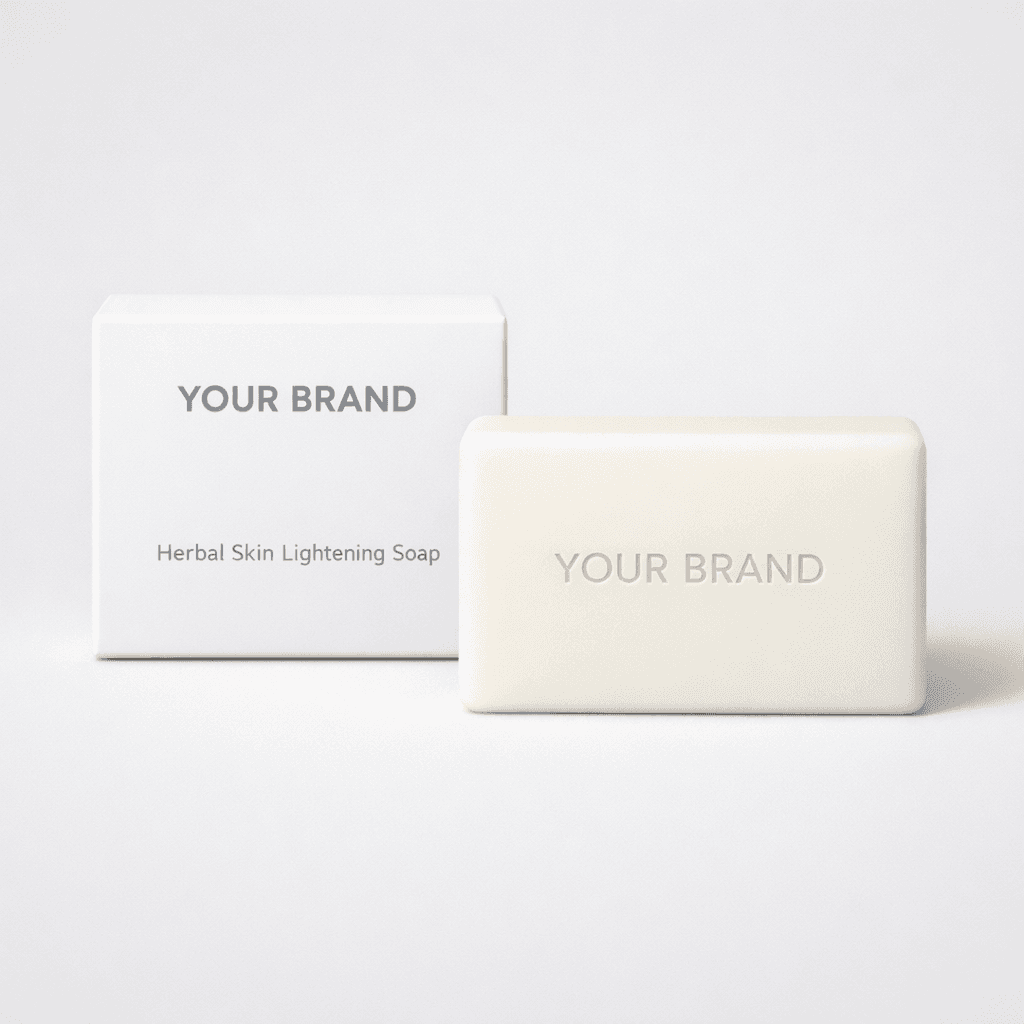 Herbal Skin Lightening Soap private-label product concept
