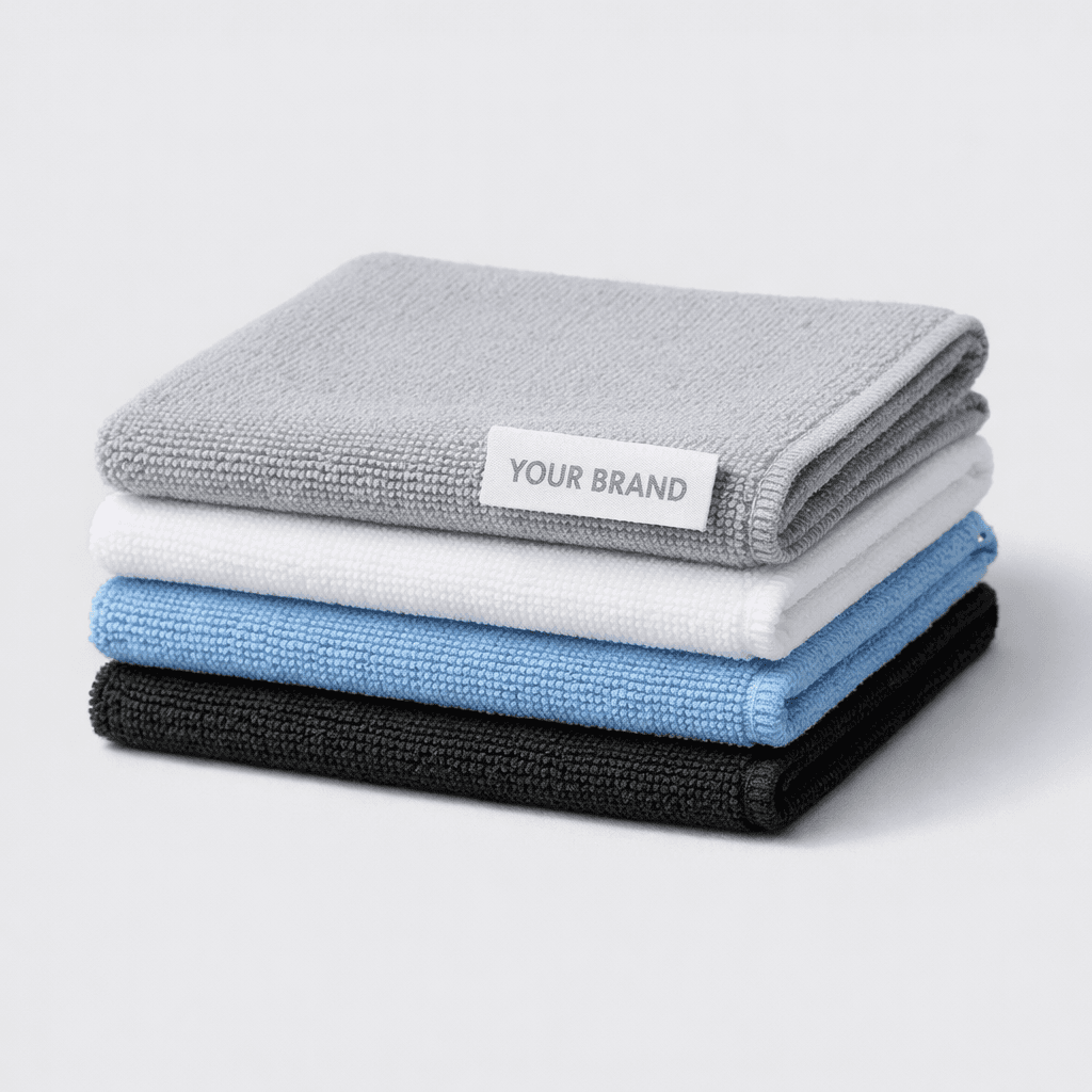 Foldable Microfiber Cleaning Cloths private-label product concept