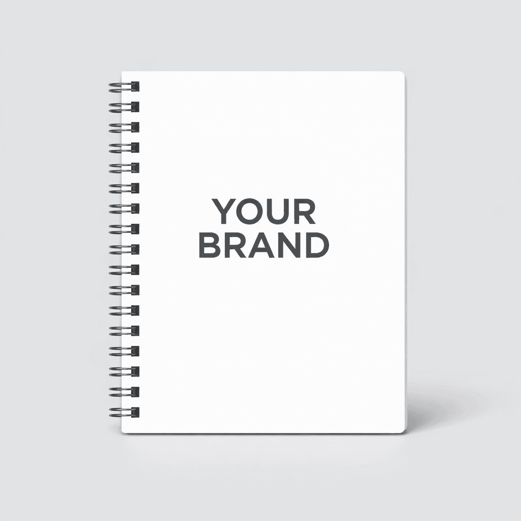 A5 Spiral Notebook private-label product concept