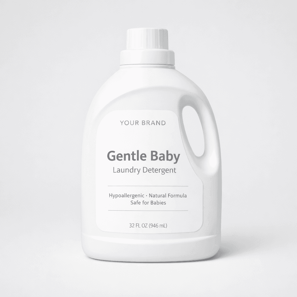 Gentle Baby Laundry Detergent private-label product concept