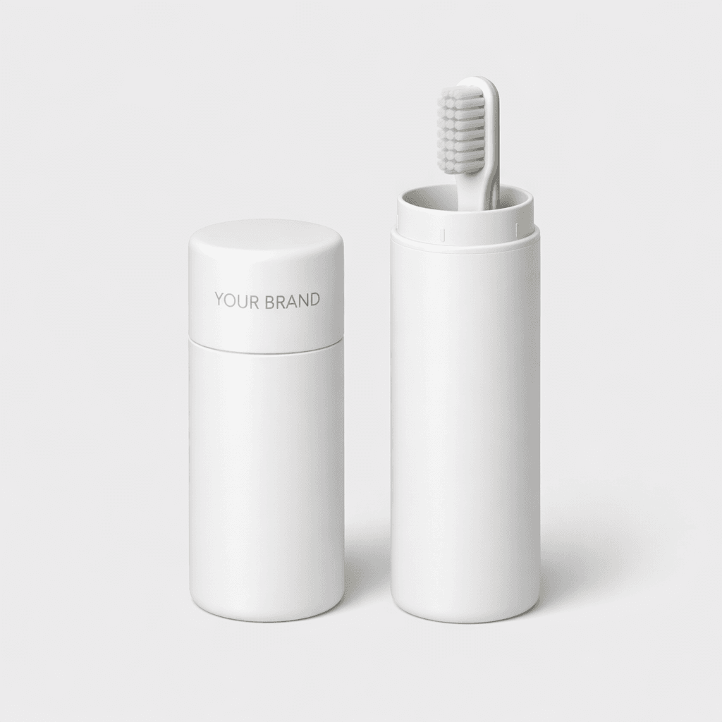 Travel Toothbrush Holder Tube private-label product concept
