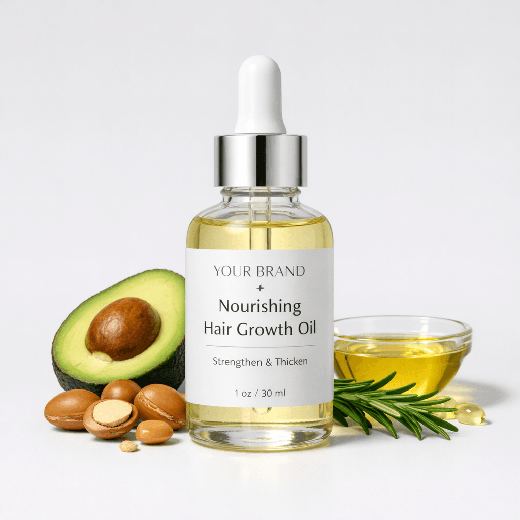 Nourishing Hair Growth Oil private-label product concept