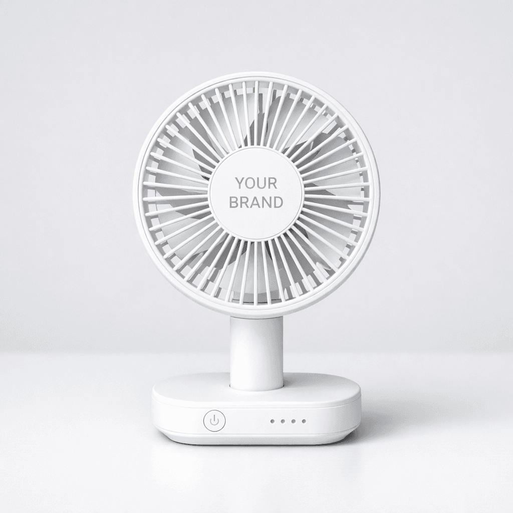 Rechargeable Mini Desk Fan private-label product concept