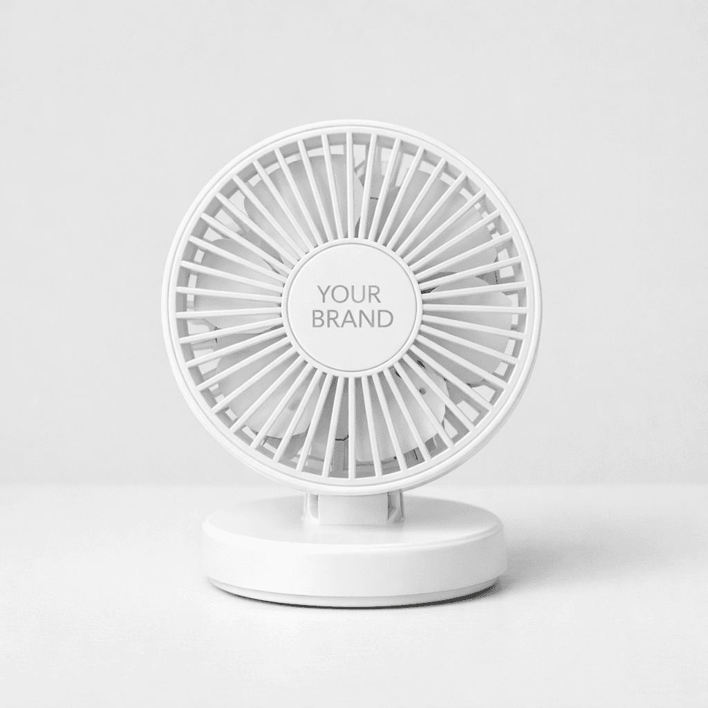 Portable USB Rechargeable Desk Fan private-label product concept