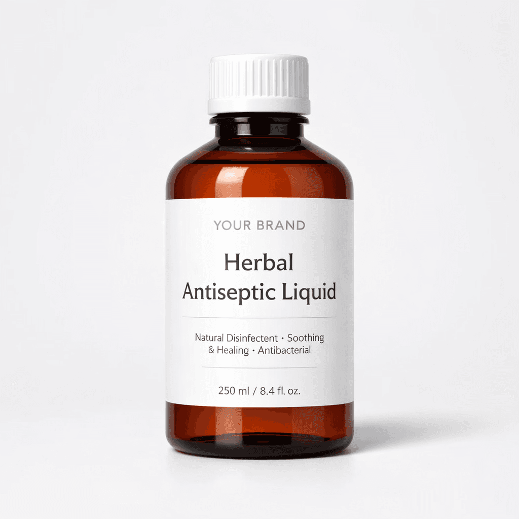 Herbal Antiseptic Liquid private-label product concept