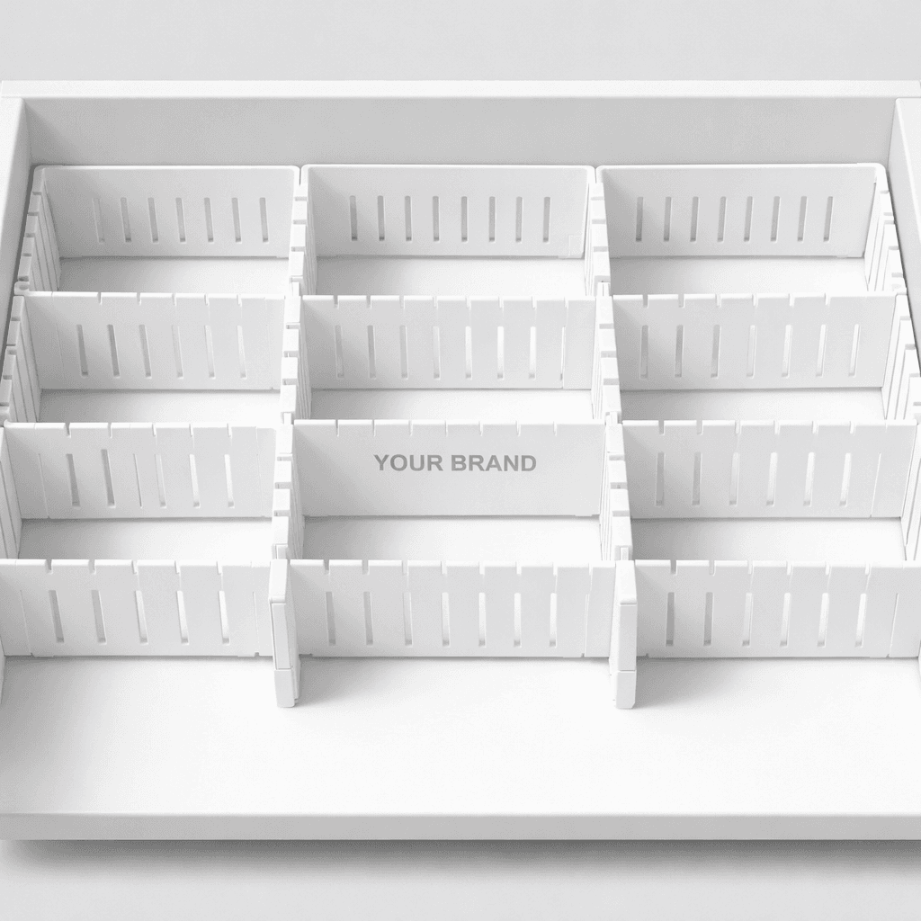 Stackable Plastic Drawer Dividers private-label product concept