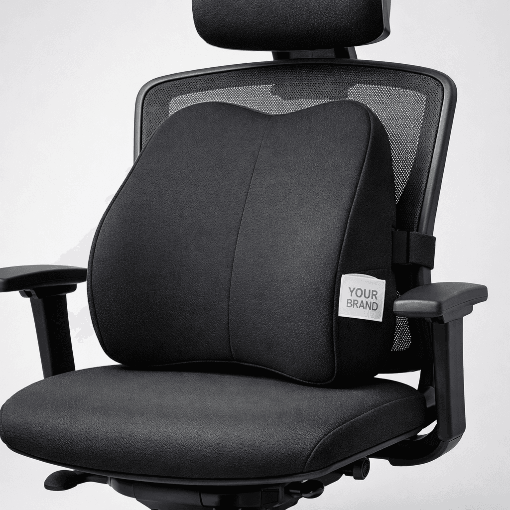 Ergonomic Foam Back Cushion private-label product concept