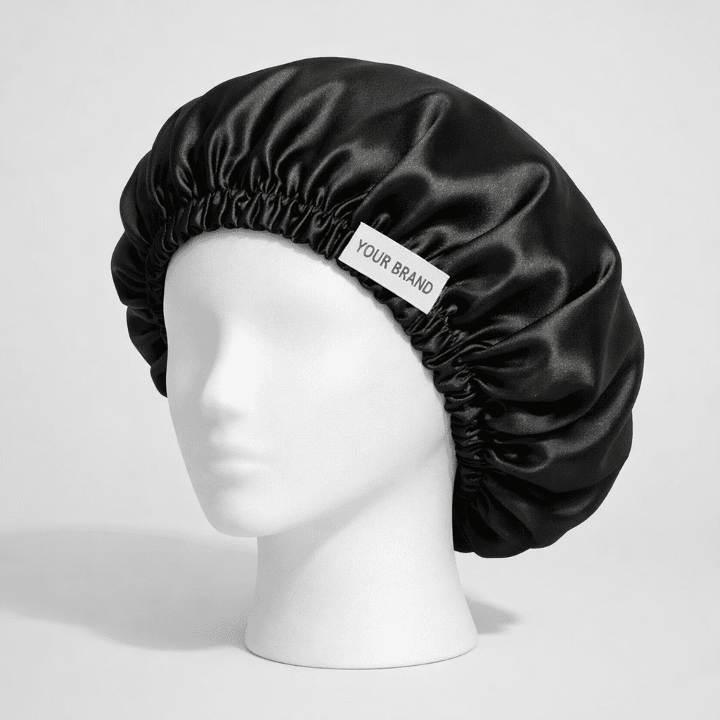Satin Sleep Bonnet private-label product concept