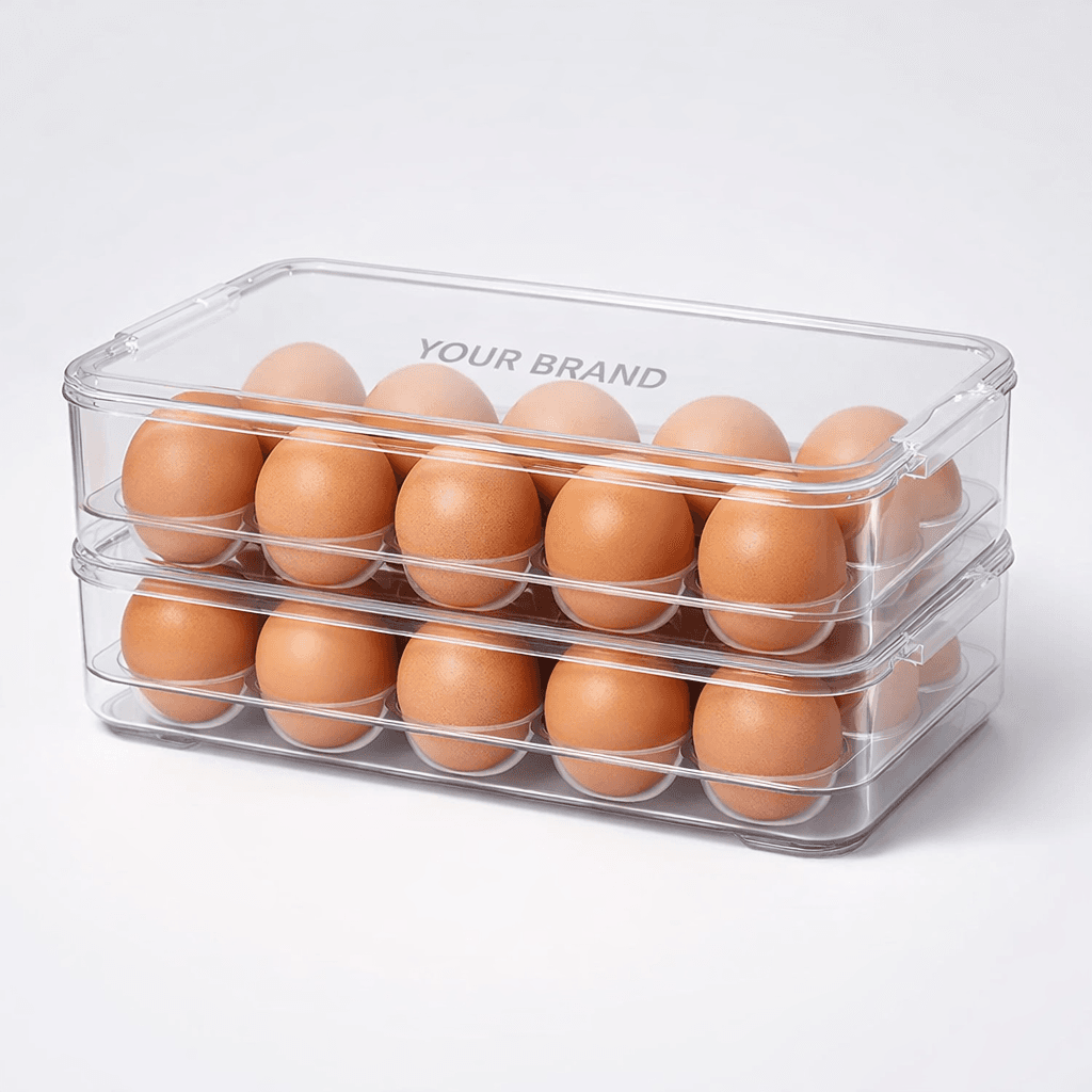 Stackable Plastic Egg Holder private-label product concept