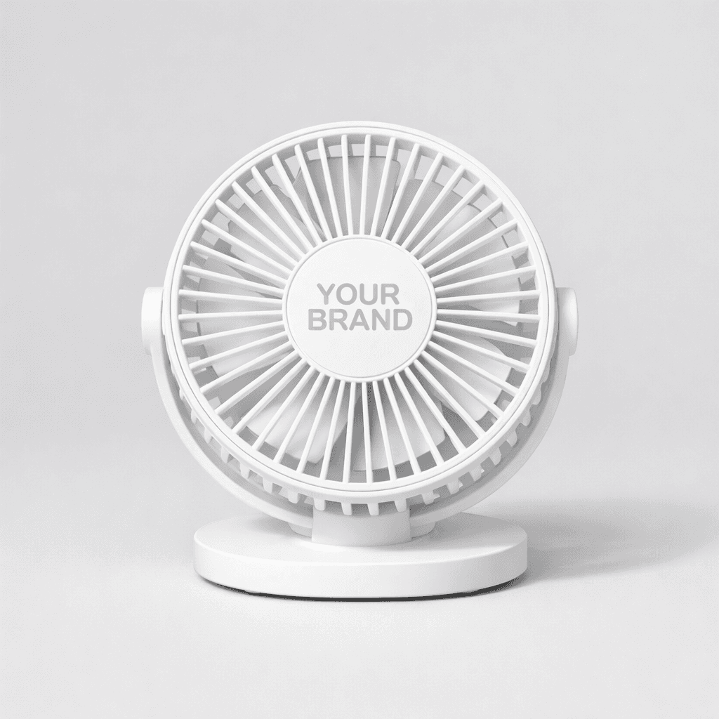 USB Rechargeable Mini Desk Fan private-label product concept