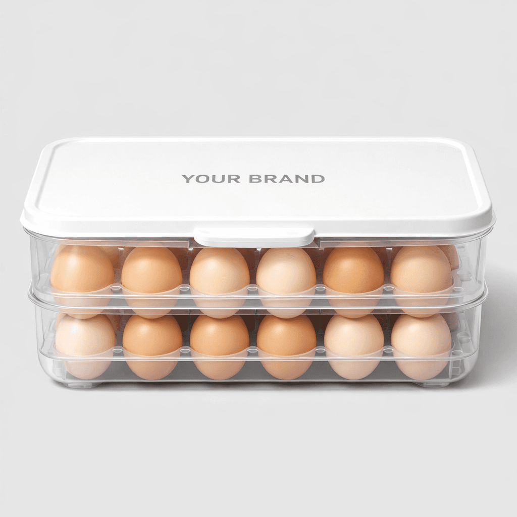 Stackable Plastic Egg Holder Tray private-label product concept