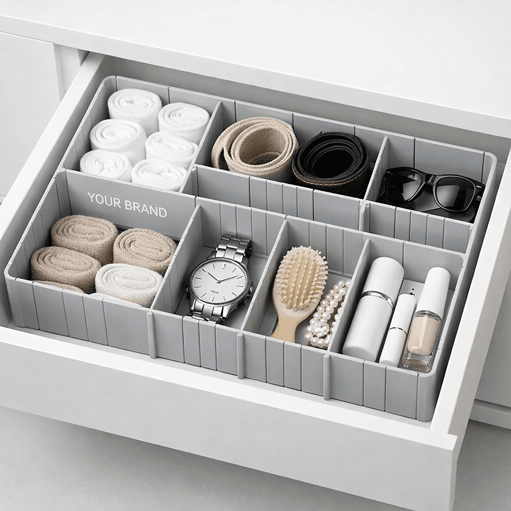 Plastic Drawer Divider Set private-label product concept