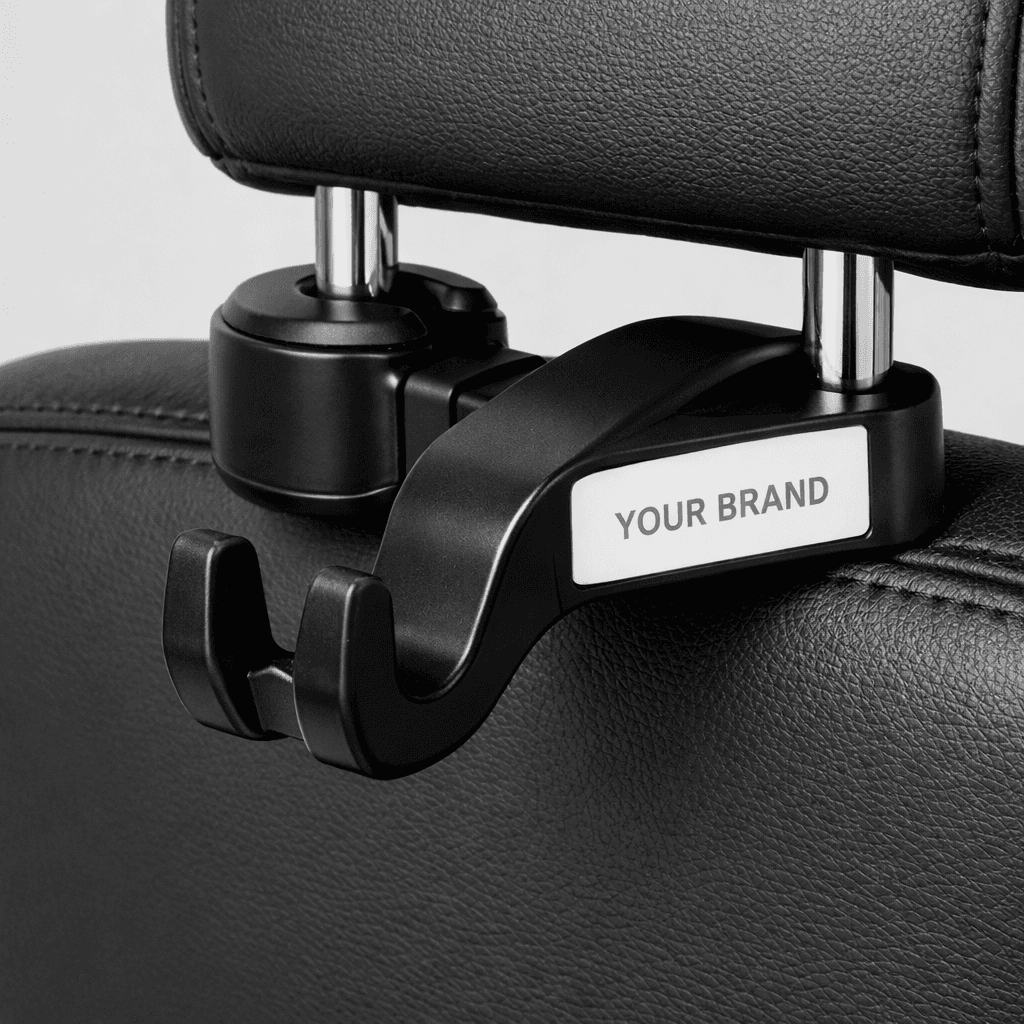 Portable Car Seat Headrest Hook private-label product concept