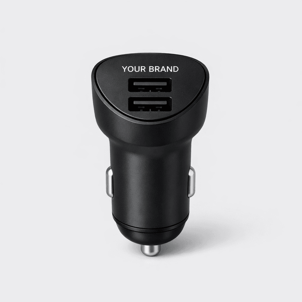 Dual USB Fast Car Charger private-label product concept