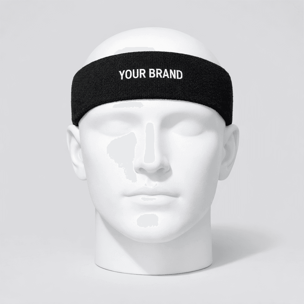 Sweat-Absorbing Sports Headband private-label product concept