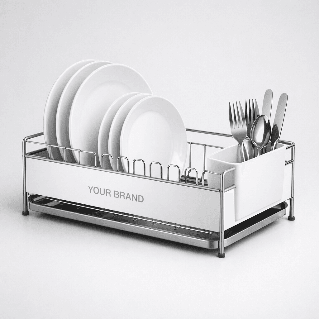 Stainless Steel Dish Drainer Rack private-label product concept