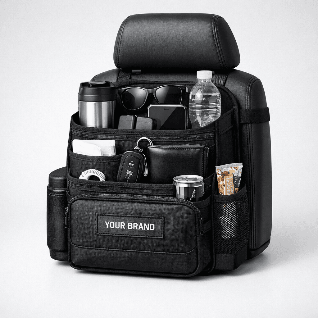 Multipurpose Car Seat Organizer private-label product concept