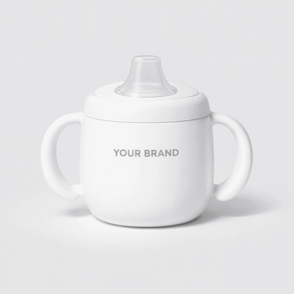 Non-Spill Sippy Cup with Handles private-label product concept
