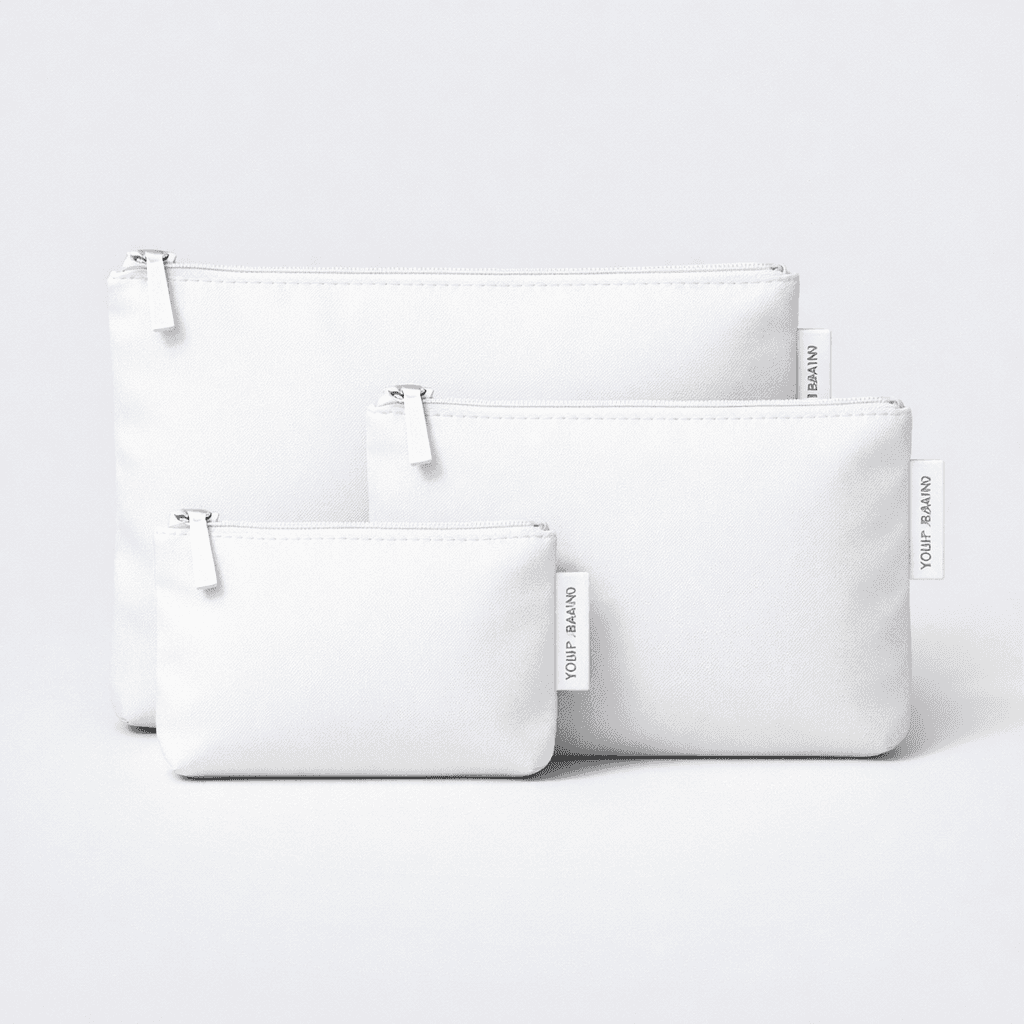 Travel Zipper Pouch Set private-label product concept