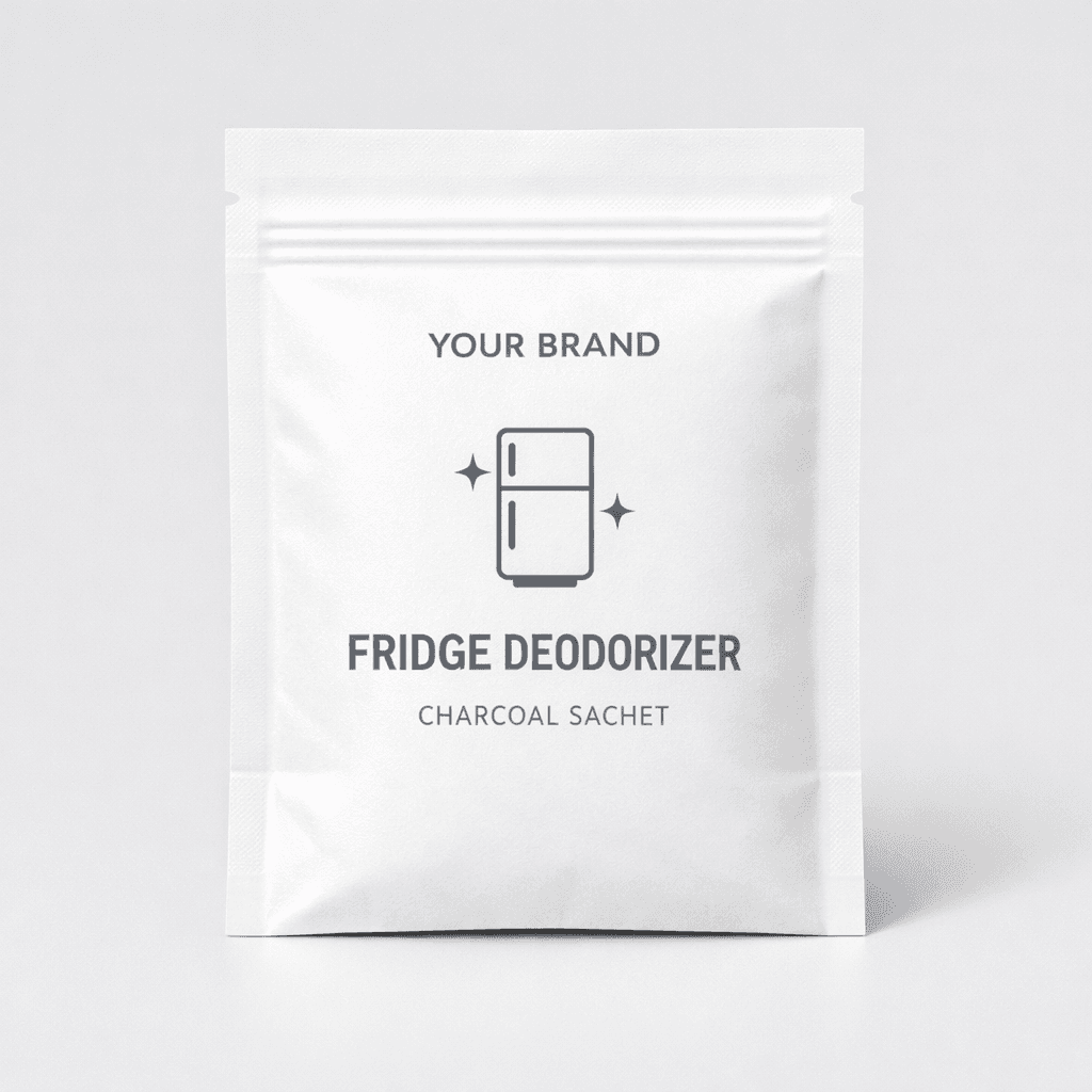 Fridge Deodorizer Charcoal Sachet private-label product concept