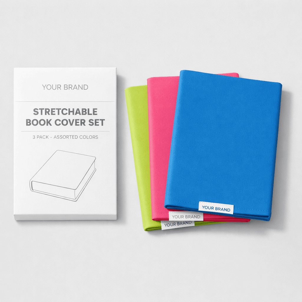 Stretchable Book Cover Set private-label product concept