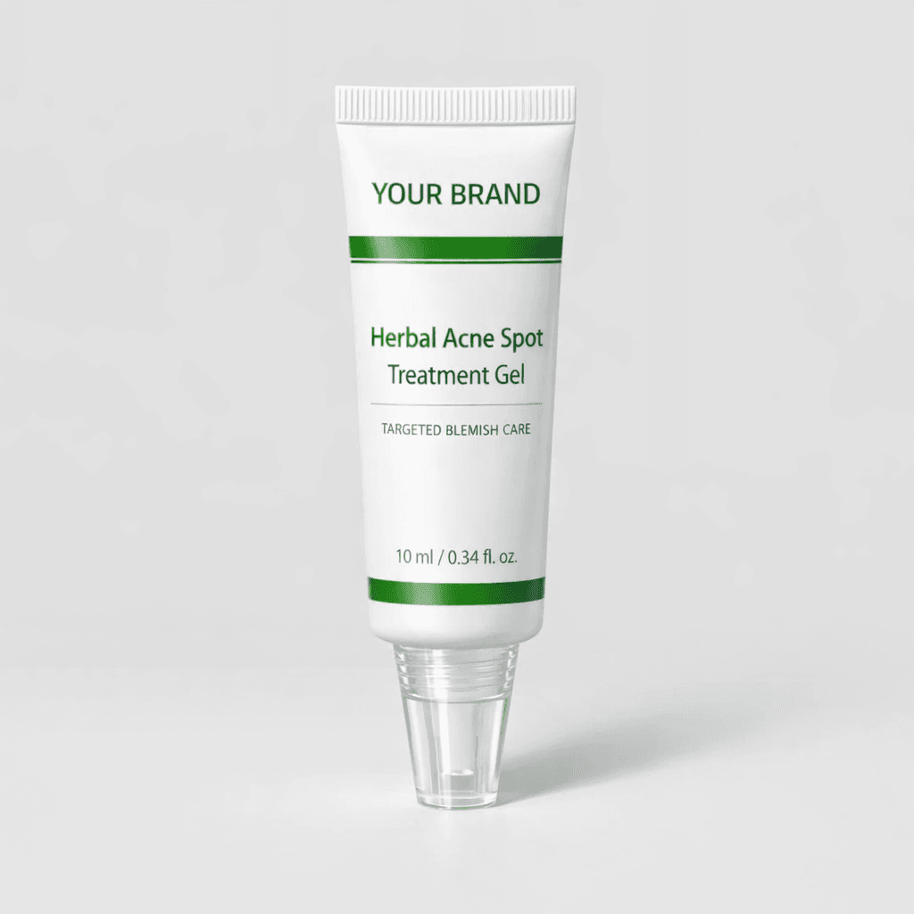 Herbal Acne Spot Treatment Gel private-label product concept