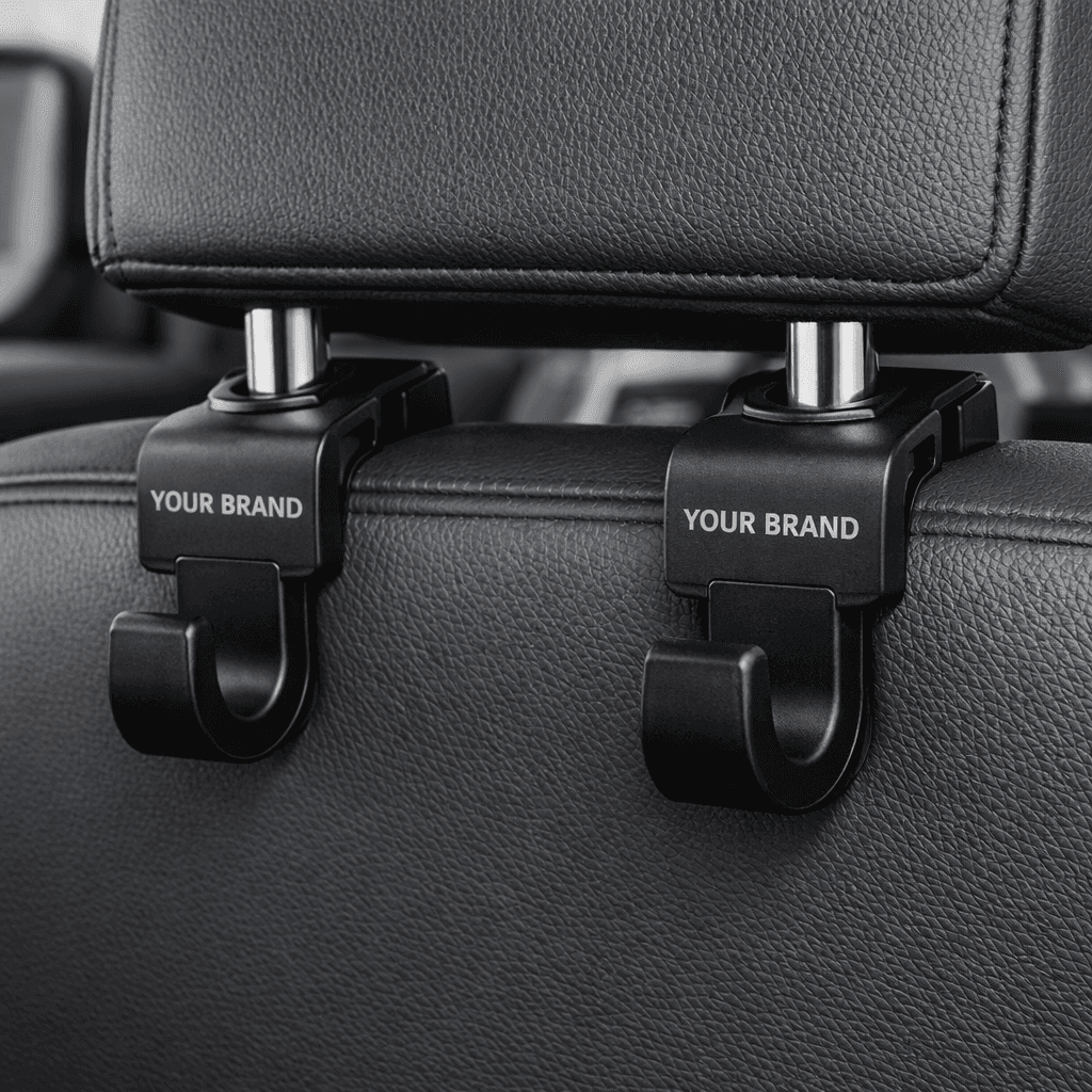 Car Seat Headrest Hook Set private-label product concept