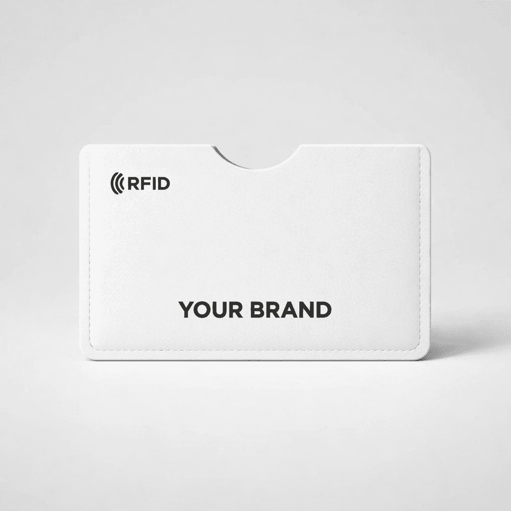 Travel RFID Blocking Card Sleeve private-label product concept