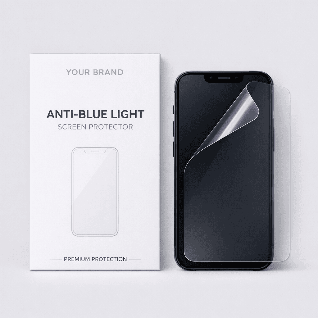 Anti-Blue Light Screen Protector private-label product concept