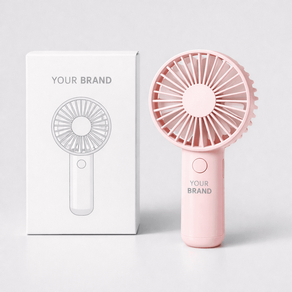 Portable Handheld Mini Fan private-label product concept