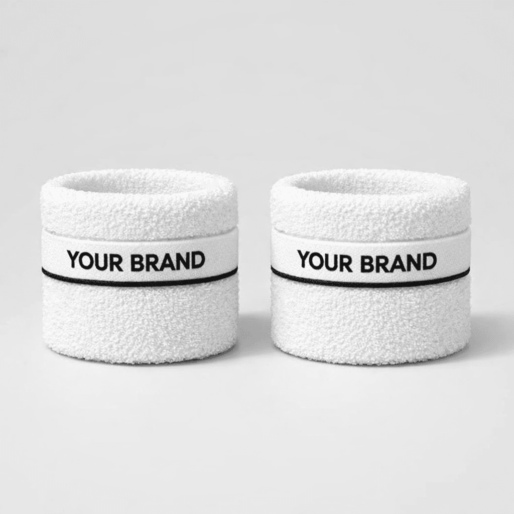 Double-Layer Fitness Sweat Wristbands private-label product concept