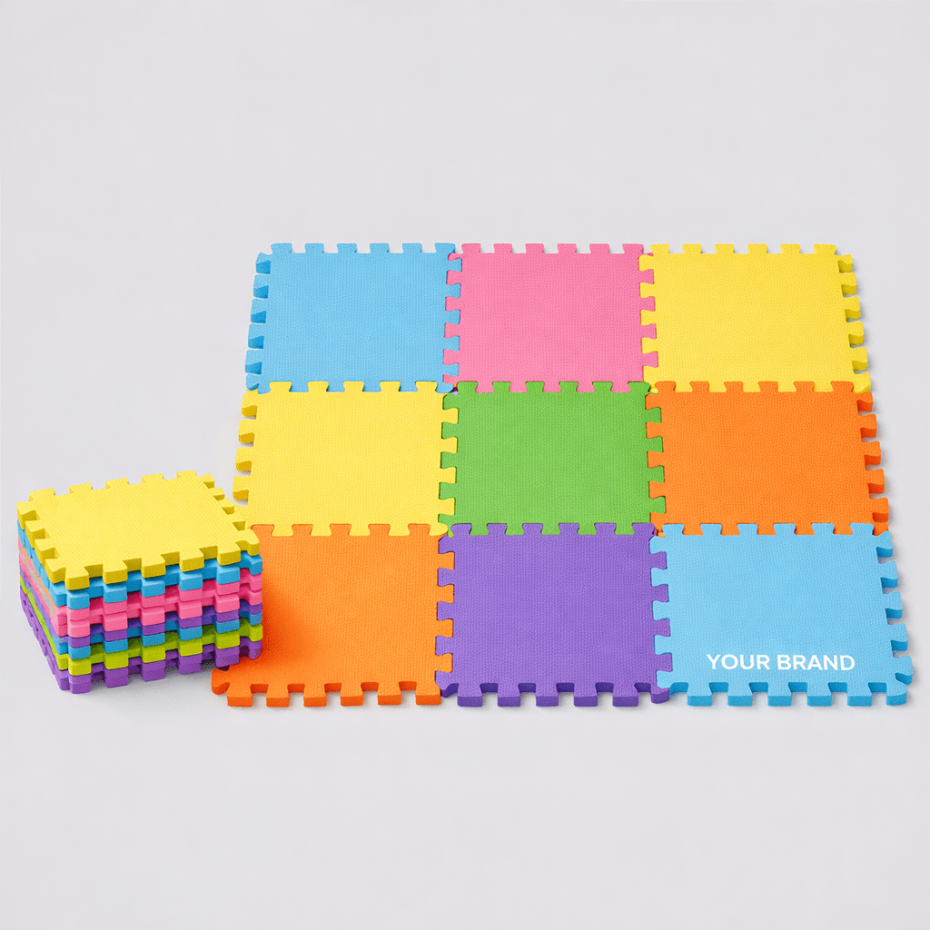 Children’s Soft Foam Play Mat Tiles private-label product concept