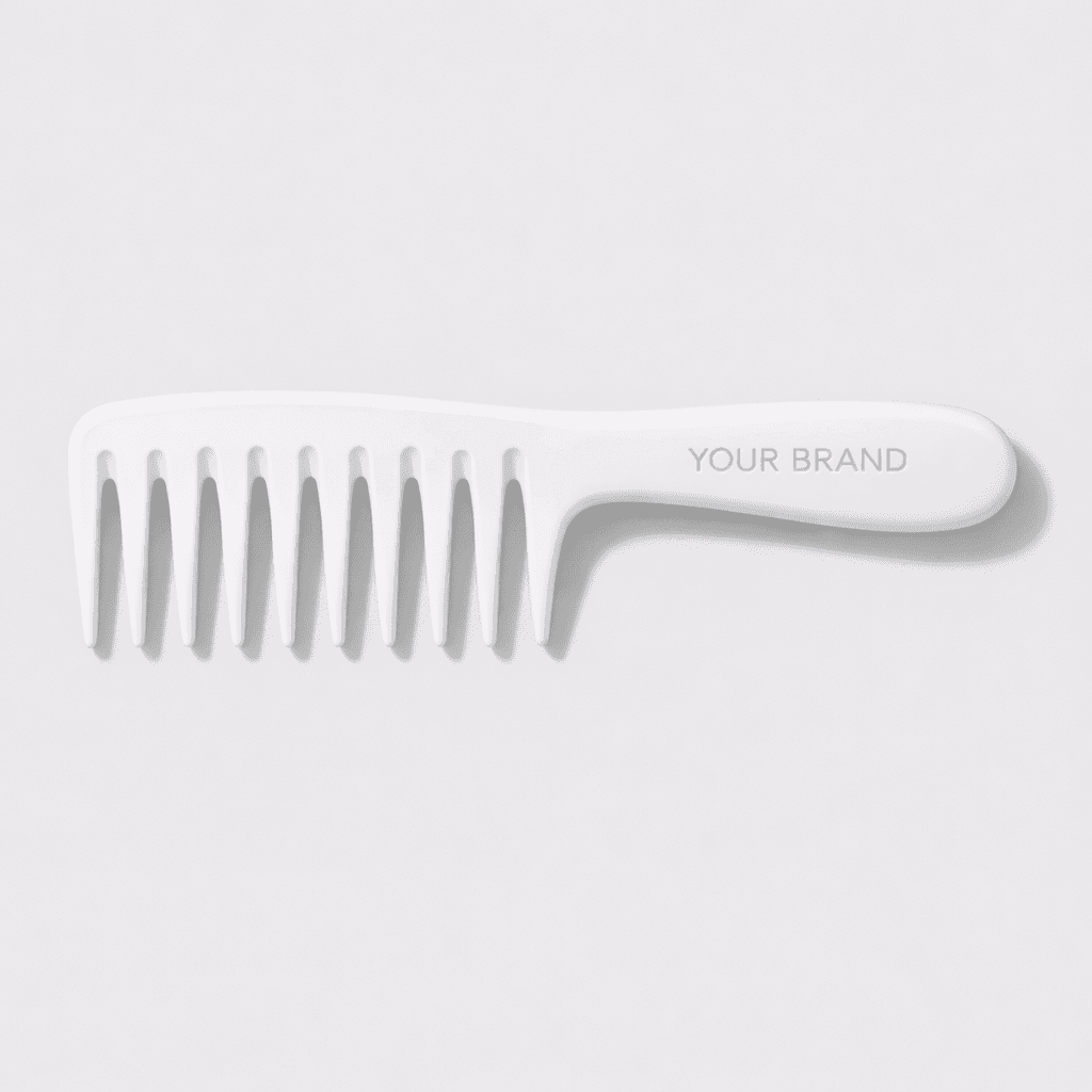 Detangling Wide-Tooth Shower Comb private-label product concept