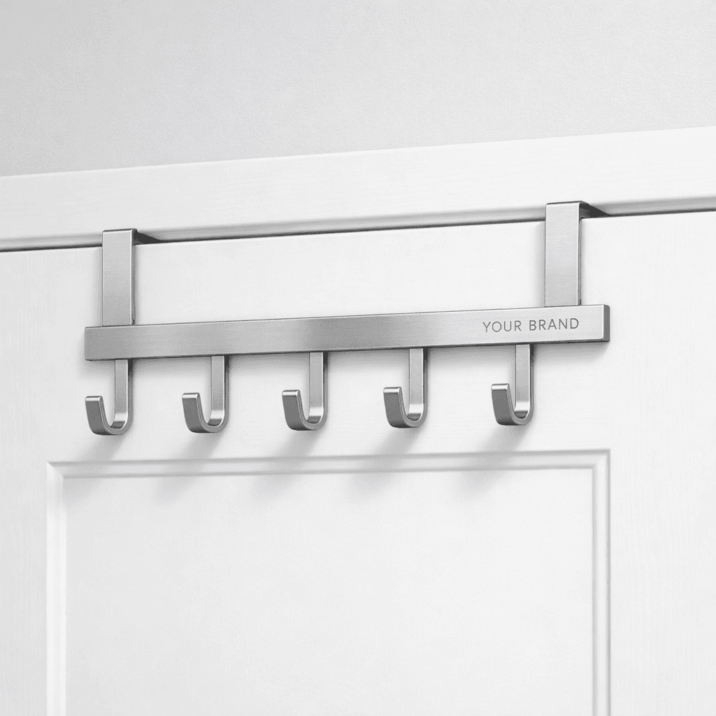 Multi-Purpose Over-Door Hook Rack private-label product concept