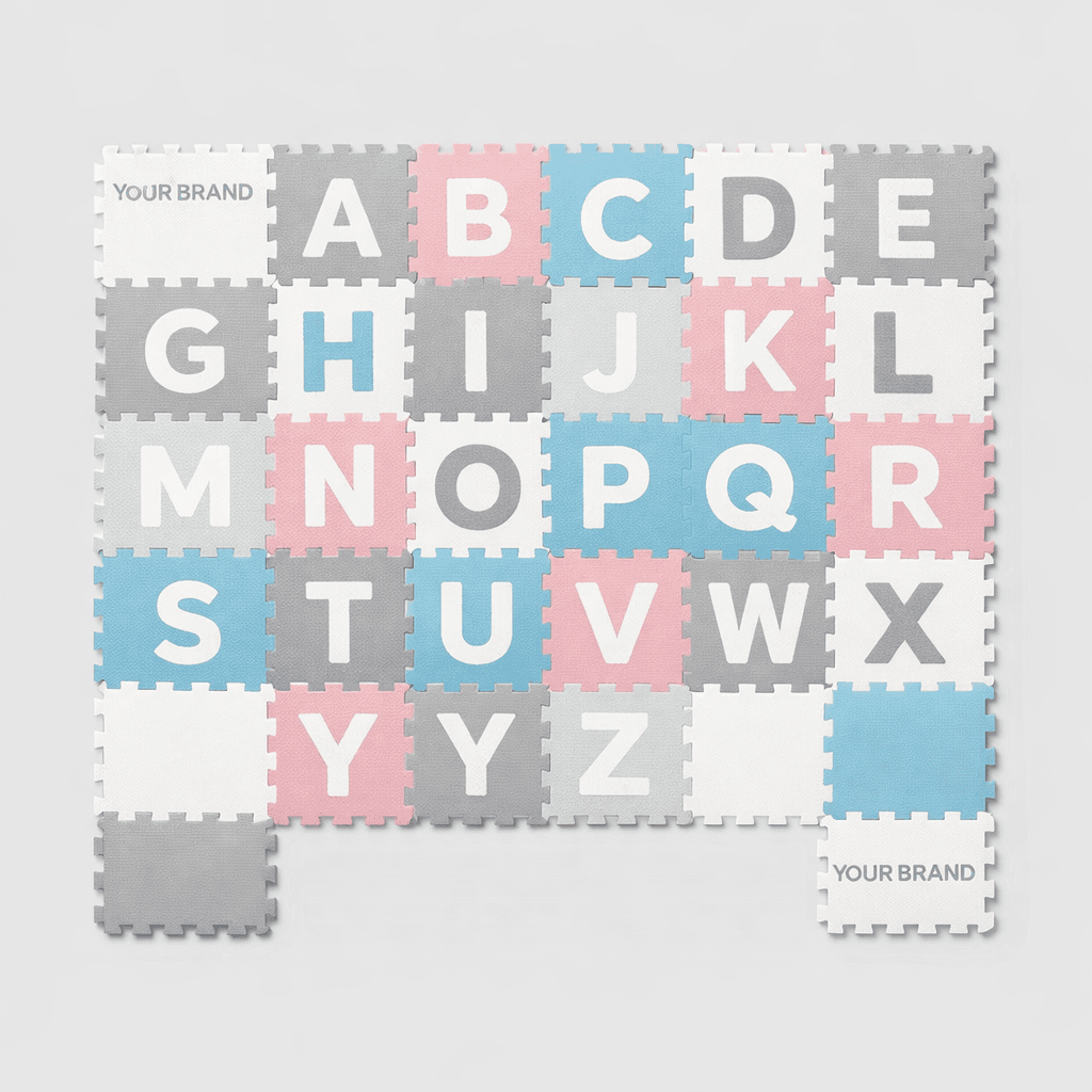 Kids’ Foam Alphabet Puzzle Mat private-label product concept