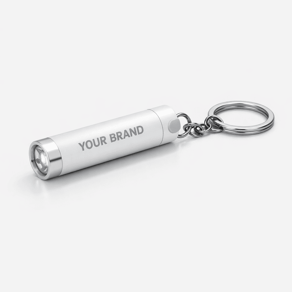 USB Rechargeable Mini Flashlight Keychain private-label product concept