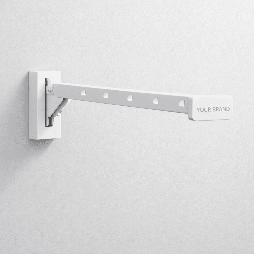 Wall-Mounted Folding Clothes Hanger Rack private-label product concept