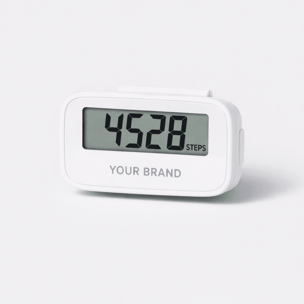 Digital Step Pedometer Clip private-label product concept
