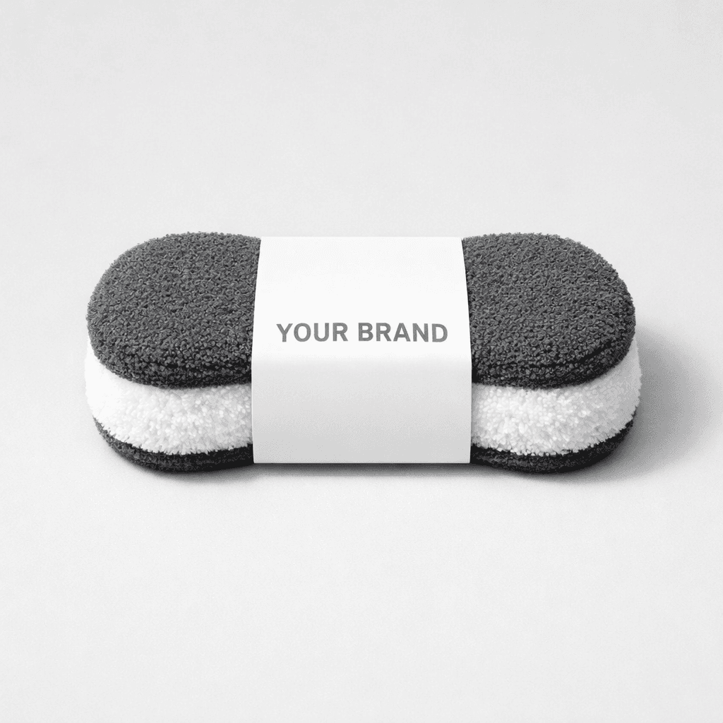 Dual-Sided Microfiber Dishwashing Sponge private-label product concept