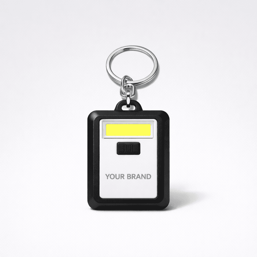 Rechargeable LED Keychain Torch private-label product concept